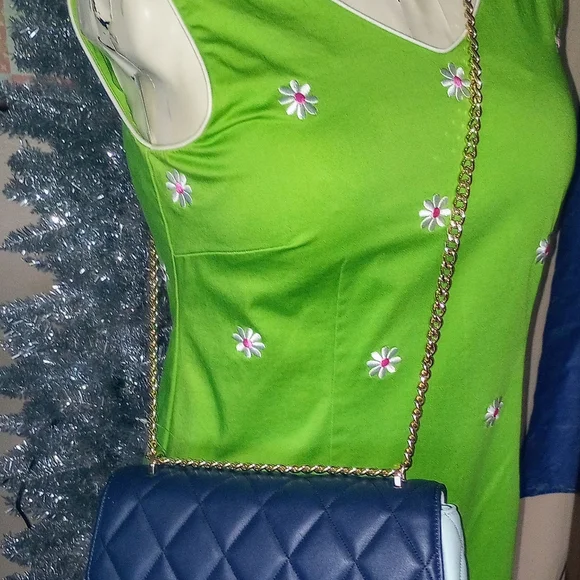 Kate Spade, NWT, TRICOLOR; Crossbody; Navy, Off-White & Powder Blue; Gorgeous! - Picture 2 of 10